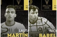 Мартинес и Барелла узнали свои места в итоговом рейтинге Золотого мяча 2021-го года